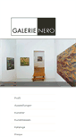 Mobile Screenshot of galerie-nero.de